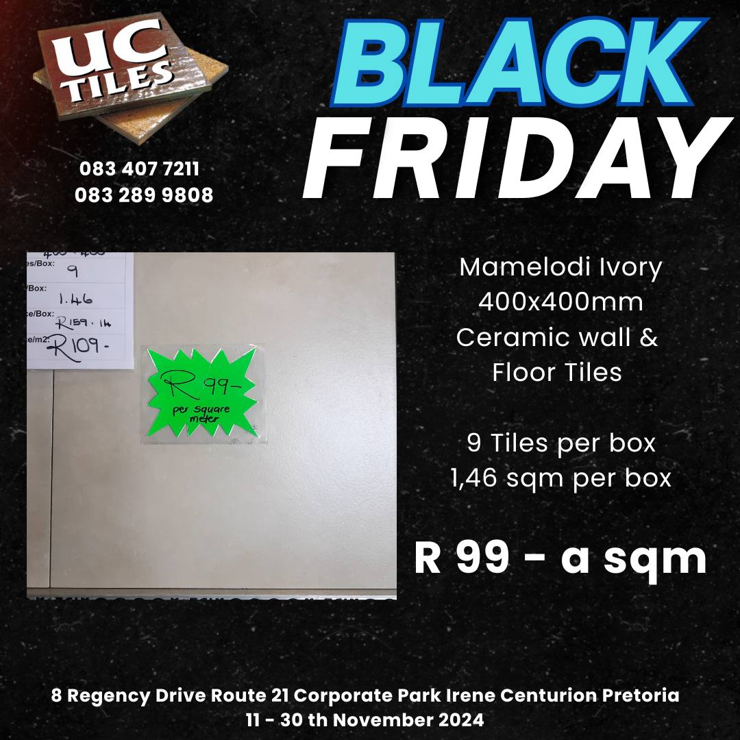 Tiles on sale for Black Friday Mamelodi Ivory