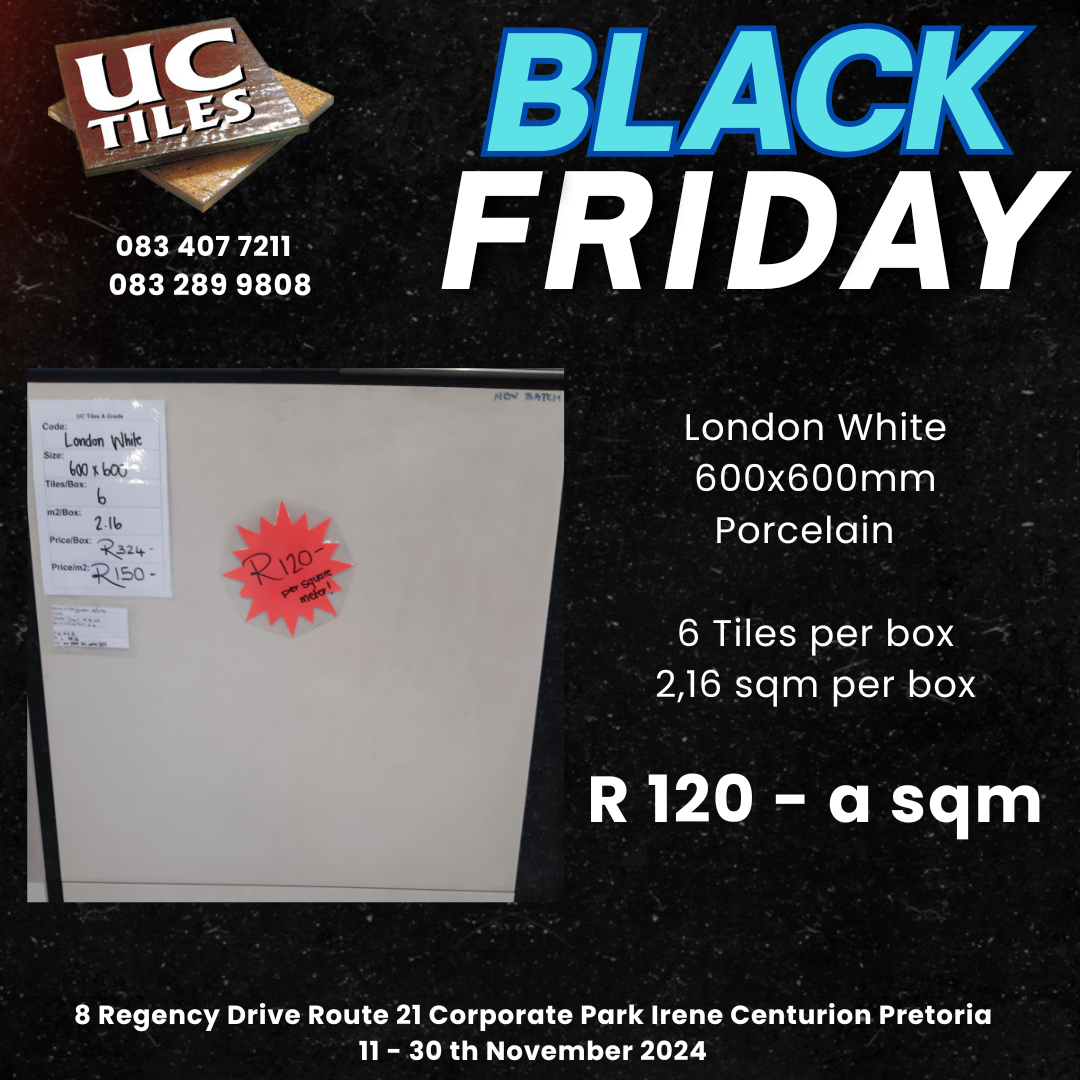 Tiles on sale for Black Friday London White porcelain tiles