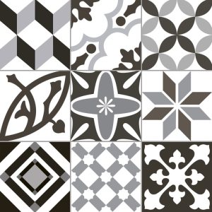 Porcelain tiles vintage cementine