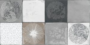Johnson Tiles GRAPHICO GREY ART-256-HL1