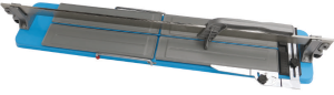 Falcon manual tile cutter with steel base and guide rails