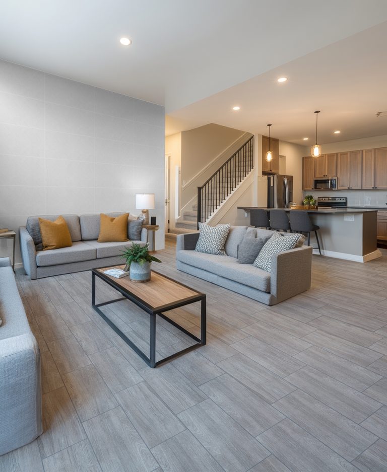 Bosco Grey wood look floor tiles